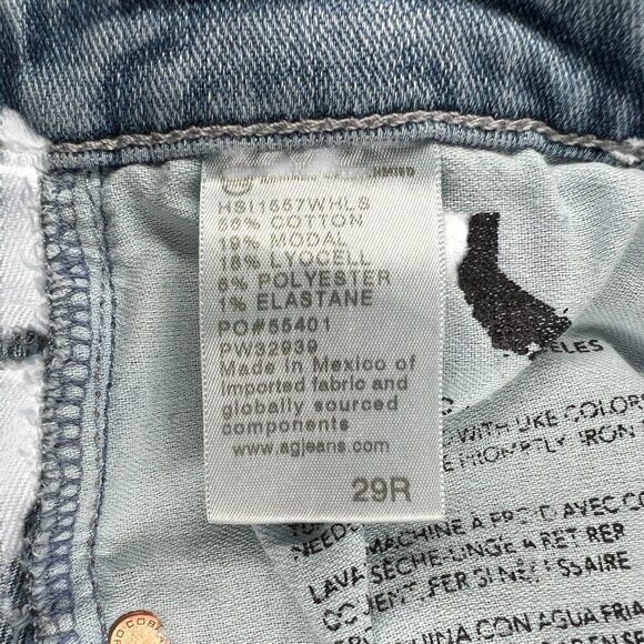 Adriano Goldschmied‎ Women's Size 29 Prima Crop Cigarette Leg Jeans - Picture 12 of 13